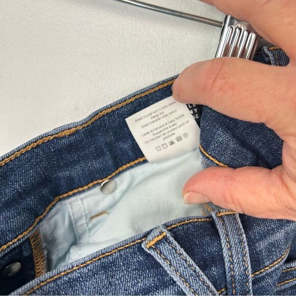 VERONICA BEARD Debbie High-Rise Skinny Jeans Button Fly Lava Stone Dark Wash 24 - Picture 13 of 16